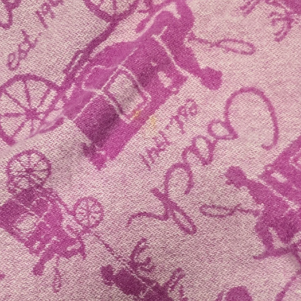 Coach Purple Scarf - Picture 4 of 6